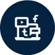 Social media analytics dashboard showcasing engagement metrics